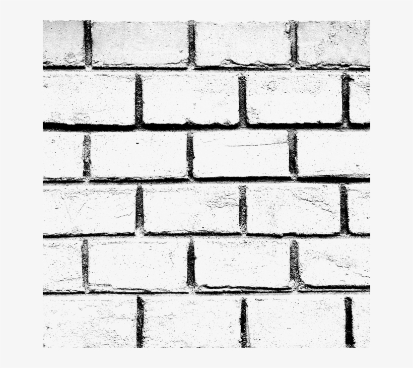 Brick Image Library - Pared De Ladrillos Blanco Y Negro, transparent png #9453133