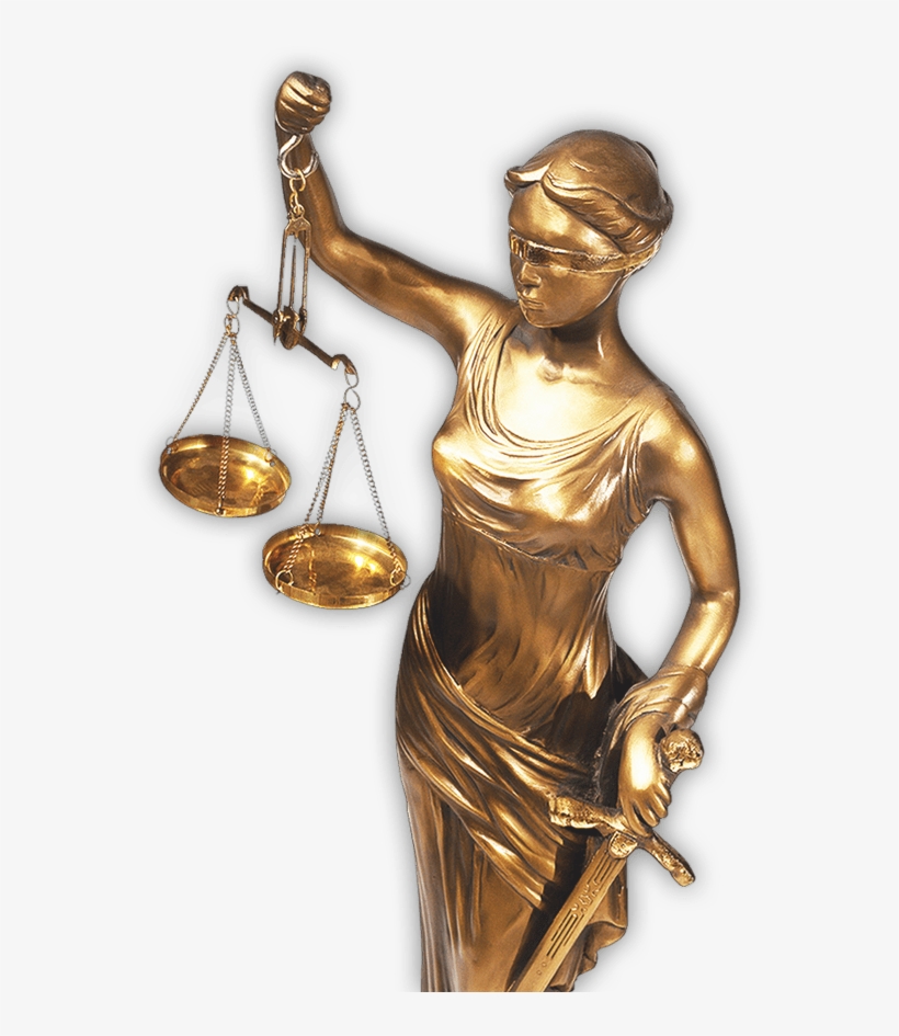 Justice Png - Golden Lady Justice Png, transparent png #9453373