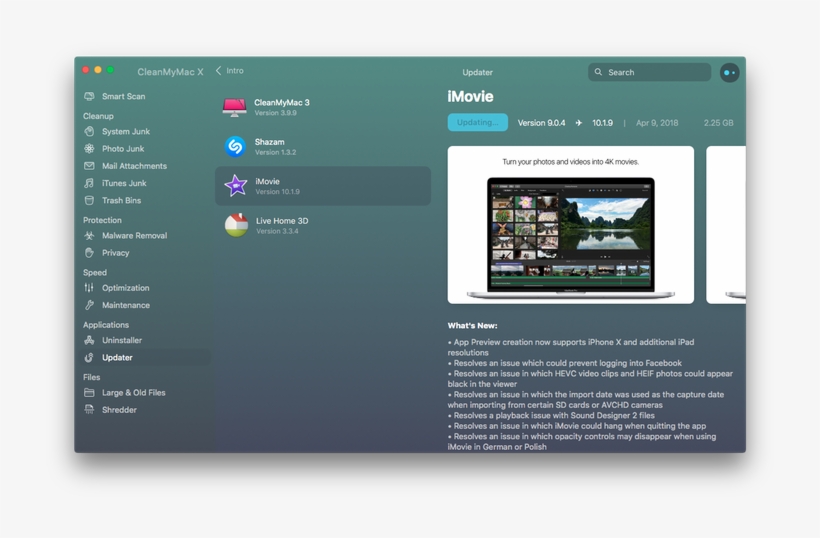 Update Software Mac - Clean My Mac, transparent png #9453977