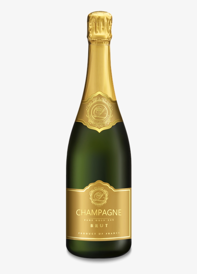 Champagne, Bottle Of Champagn - Champagne Bottle, transparent png #9454075