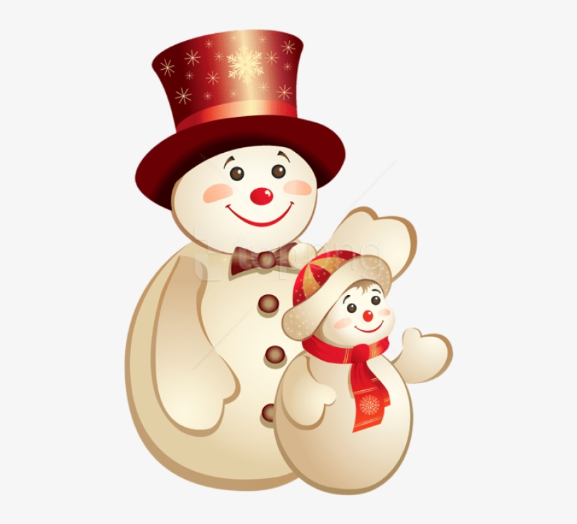 Free Png Cute Snowmns Png - Merry Christmas Images 2018, transparent png #9454273
