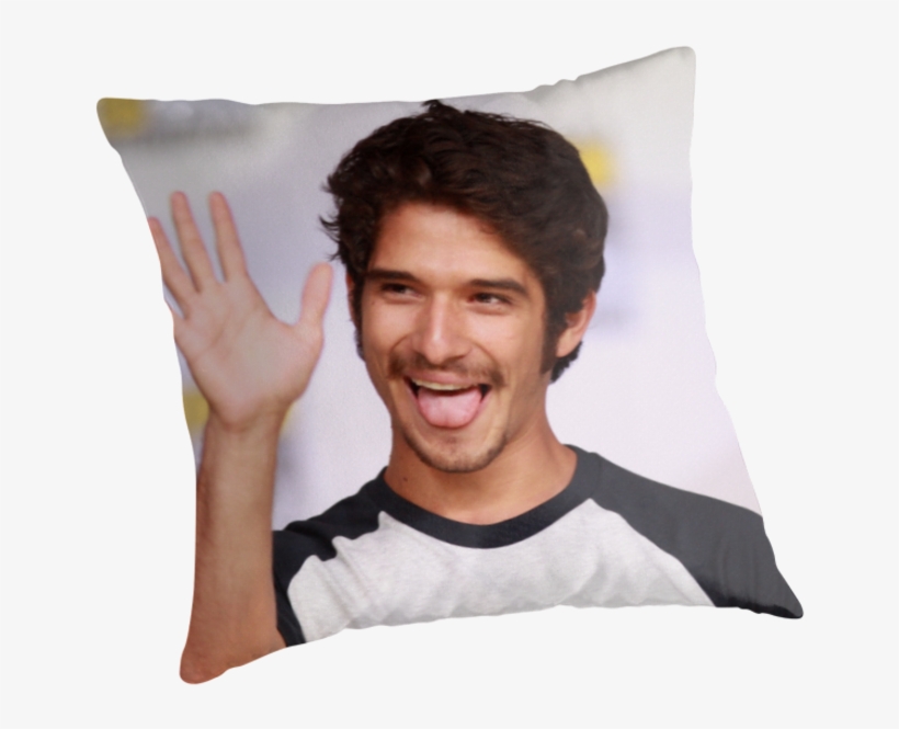 "tyler Posey Comic " Throw Pillows Hotteaissy - Throw Pillow, transparent png #9455232