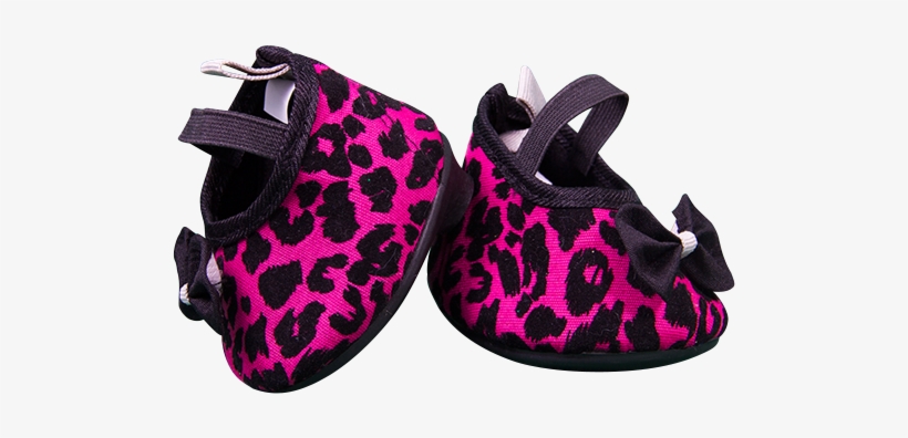 Hot Pink Leopard High Heels - Slip-on Shoe, transparent png #9456166