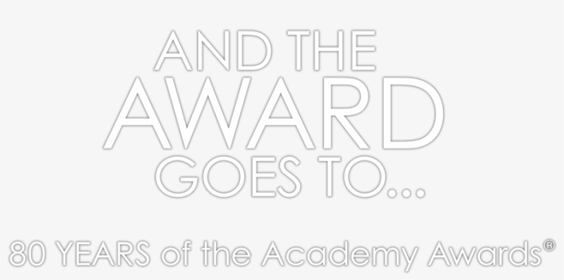 80 Years Of The Academy Awards® Celebrate The Crowning - Calligraphy, transparent png #9456643