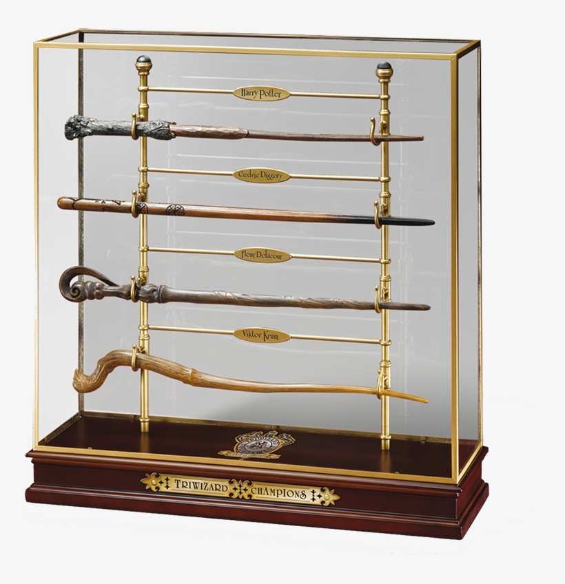 Noble Collection Harry Potter Triwizard Champions Wand - Make Harry Potter Wand Stand, transparent png #9456727