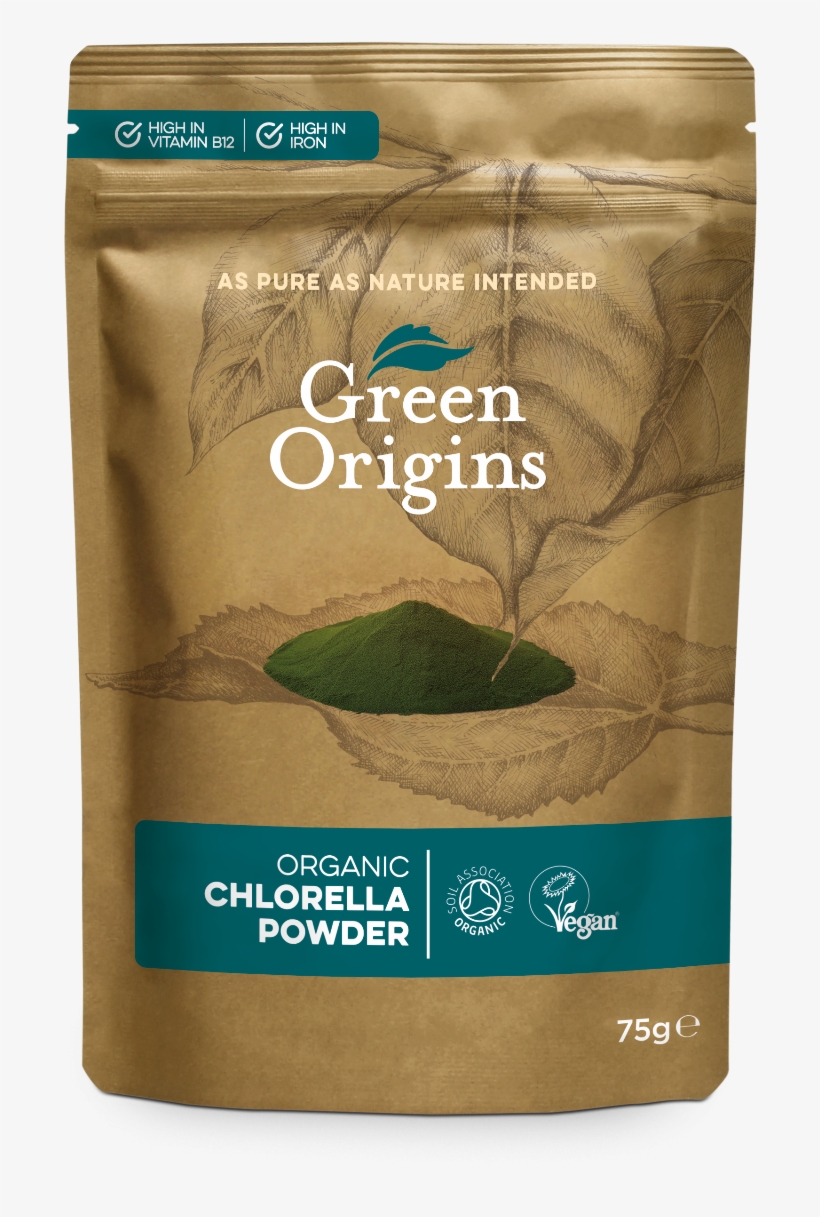 Organic Chlorella Powder 75g - Hojicha, transparent png #9457535