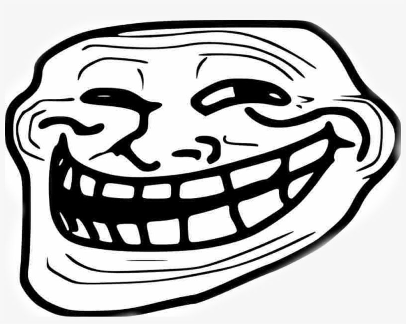 Troll Sticker - Troll Face Png, transparent png #9458203