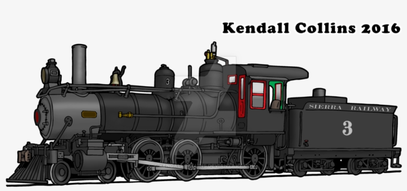 Drawn Railroad Steam Powered Train - Rockabye Baby Lullaby Renditions, transparent png #9458945