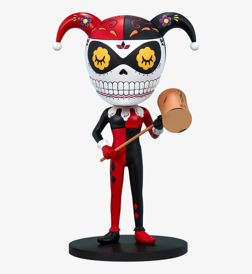 Unruly Industries Harley Quinn Calavera Designer Toy - Harley Quinn, transparent png #9459106