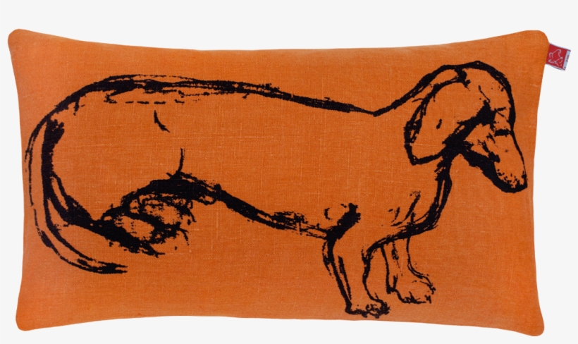The Standard Dachshund - Cushion, transparent png #9459305