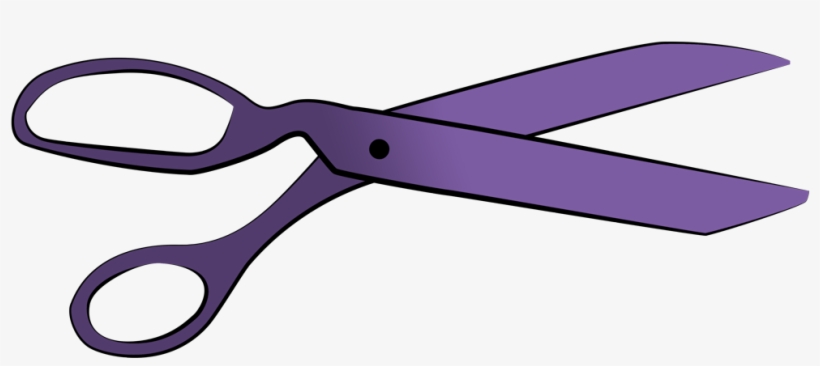 Scissor Clipart Purple - Purple Scissors, transparent png #9459591