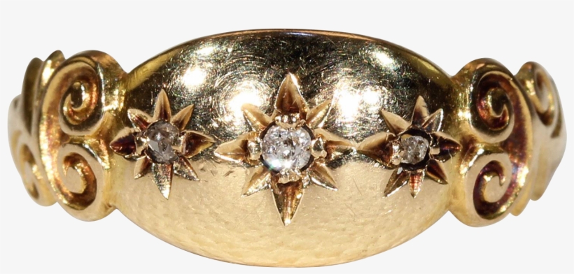 Antique Victorian Diamond Band Ring, transparent png #9459824