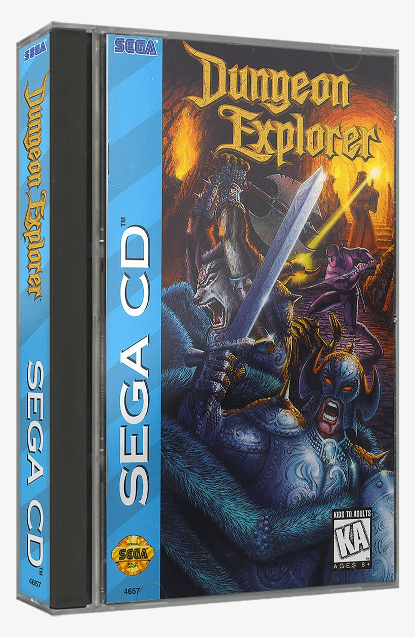 Dungeon Explorer Sega Cd Cover, transparent png #9460123