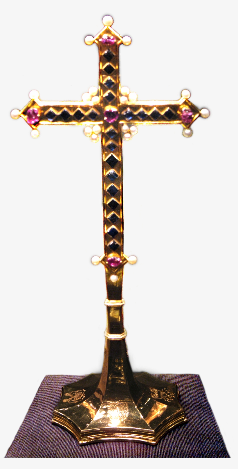 Swearing-in Cross Of The Order Of The Golden Fleece - Golden Cross, transparent png #9460340