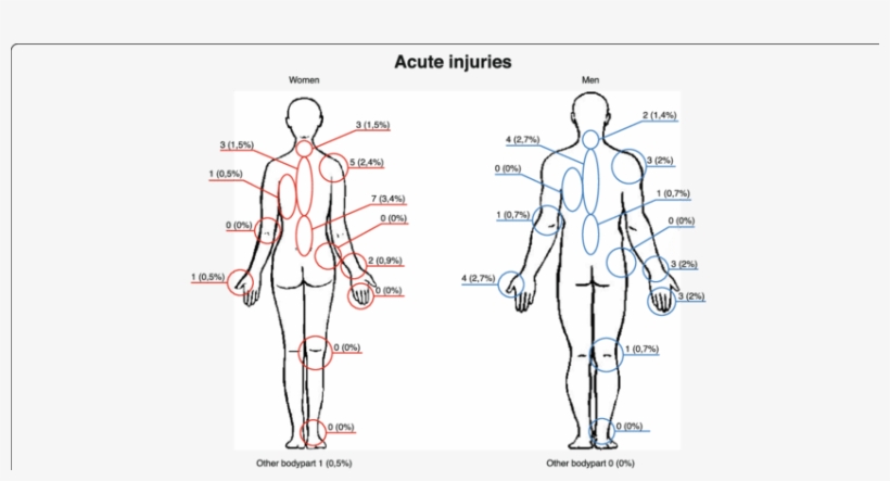 Body Part Diagram For Workplace Injuries Wiring Diagram - Human Body Outline, transparent png #9460674