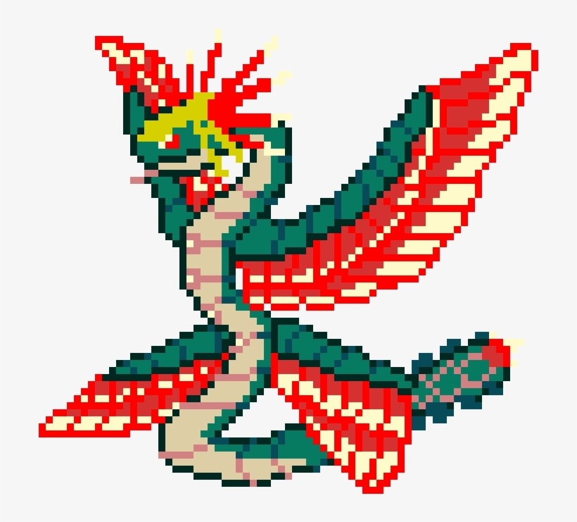 Mayan God From Smite - Smite Kukulkan Pixel Art, transparent png #9460766