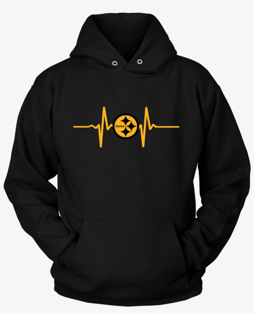 Pittsburgh - Steelers Ekg - Unisex Hoodie - Shirt, transparent png #9460960
