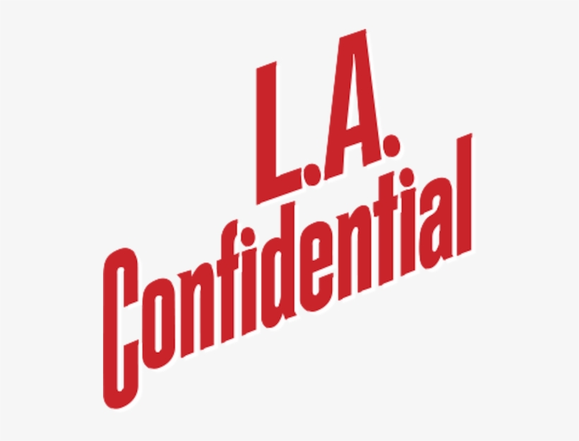 L - A - Confidential - Graphic Design, transparent png #9461698