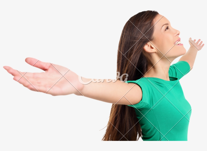 Free Happy Elated - Free Women Happy, transparent png #9461701