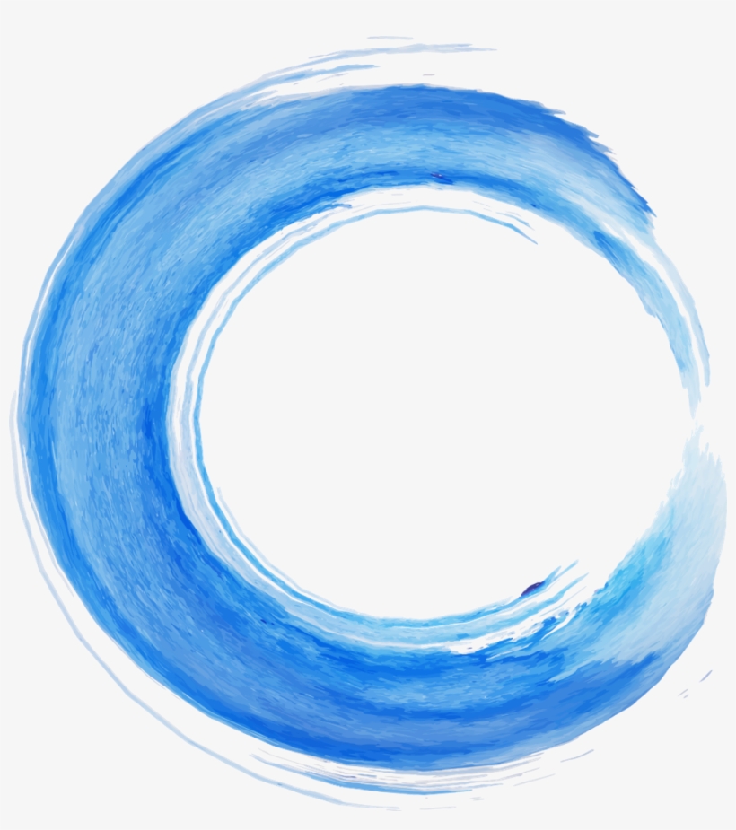 Paintstrokes Paintsmear Paintstroke Paintsmears Paint - Blue Vector Circle Png, transparent png #9462029