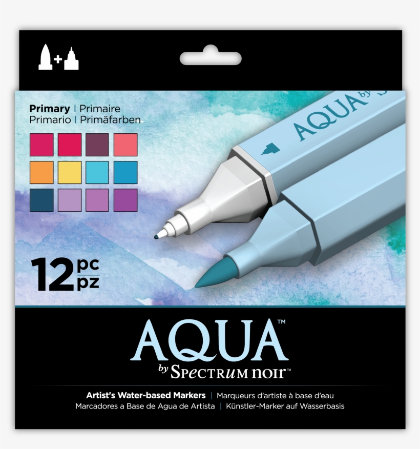 Spectrum Aqua Markers Art, transparent png #9462323