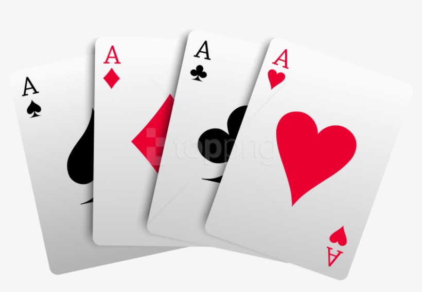 Free Png Download 4 Aces Cards Clipart Png Photo Png - 4 Aces, transparent png #9462365