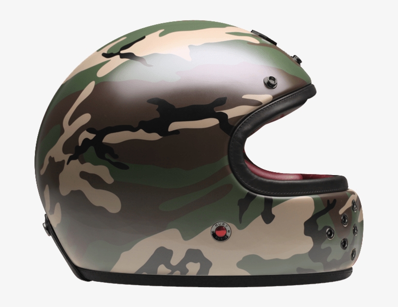 Full Face Camouflage Side - Motorcycle Helmet, transparent png #9462908