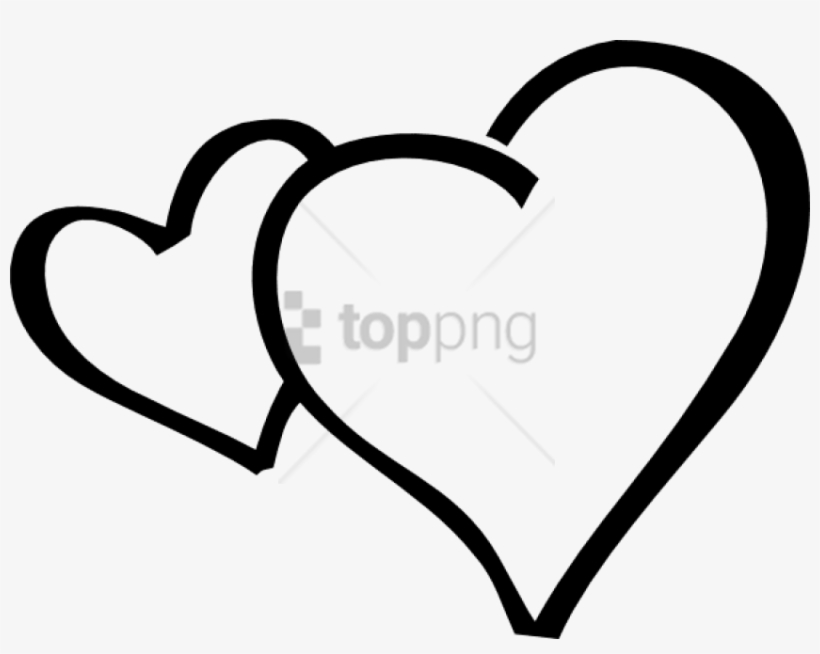 Free Png Hearts Png Image With Transparent Background - Transparent Background Heart Clipart Black And White, transparent png #9463946