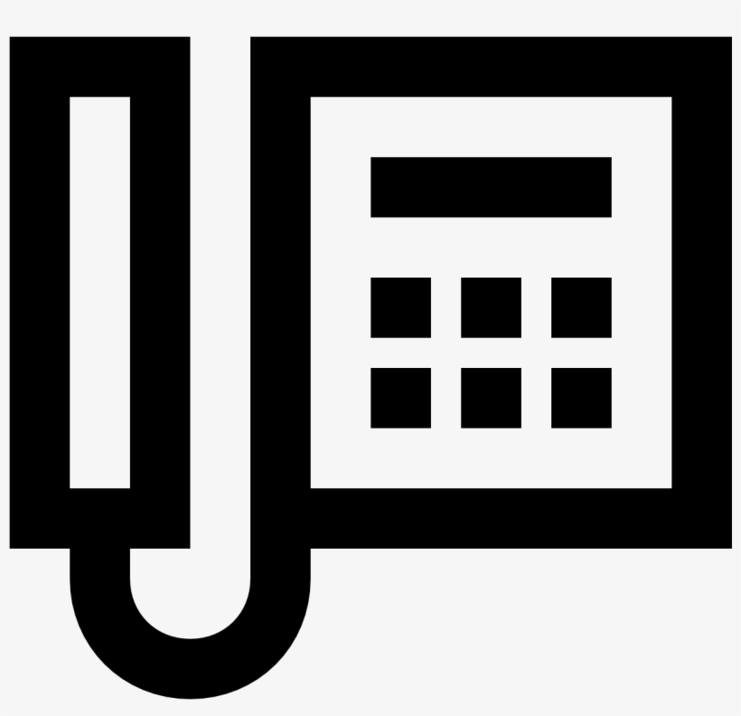 This Icon Looks Just Like A Landline Phone That You - Calligraphy, transparent png #9464756