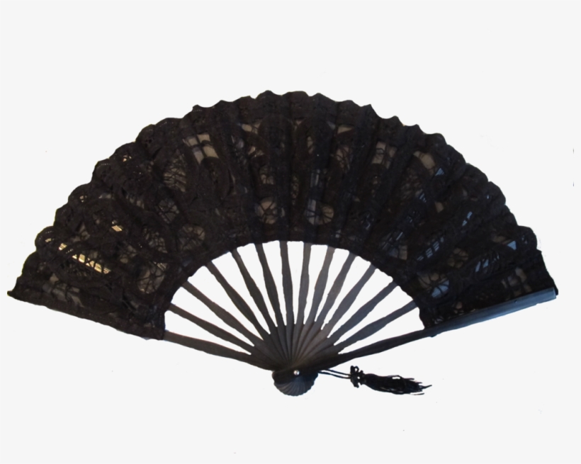 Large Lace Fan - Cây Quạt Giấy Vector, transparent png #9464943
