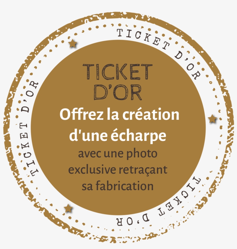 Gold Ticket - Circle, transparent png #9465228