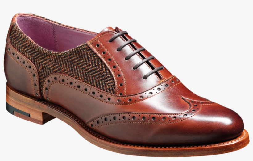 Walnut Calf / Brown Tweed - Brogue Shoe, transparent png #9465235