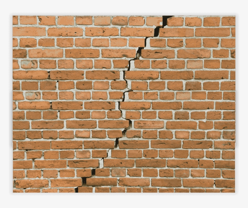 Concrete Repair Companies - Cracked Wall Texture, transparent png #9465303