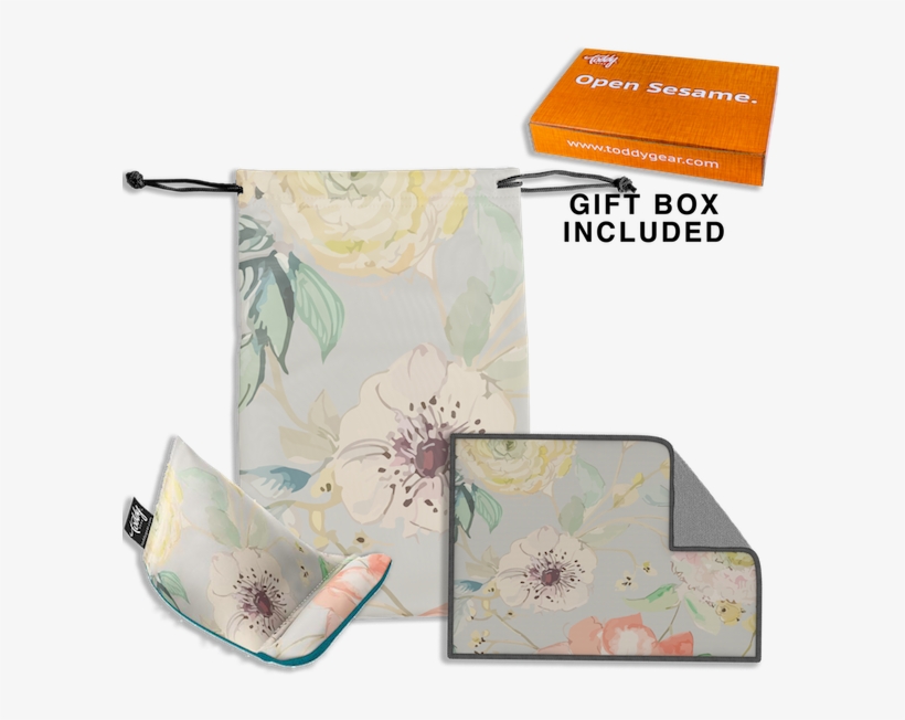 Vintage Floral Microfiber Essentials Gift Set - Coin Purse, transparent png #9465642