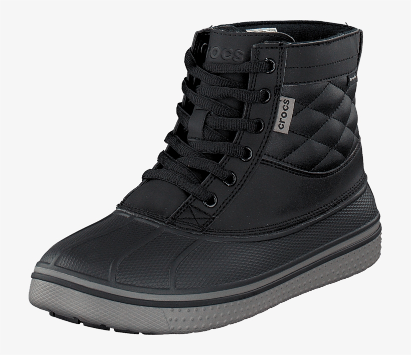 Crocs Men Allcast Waterproof Duck Boot M Black/black - Boot, transparent png #9466542
