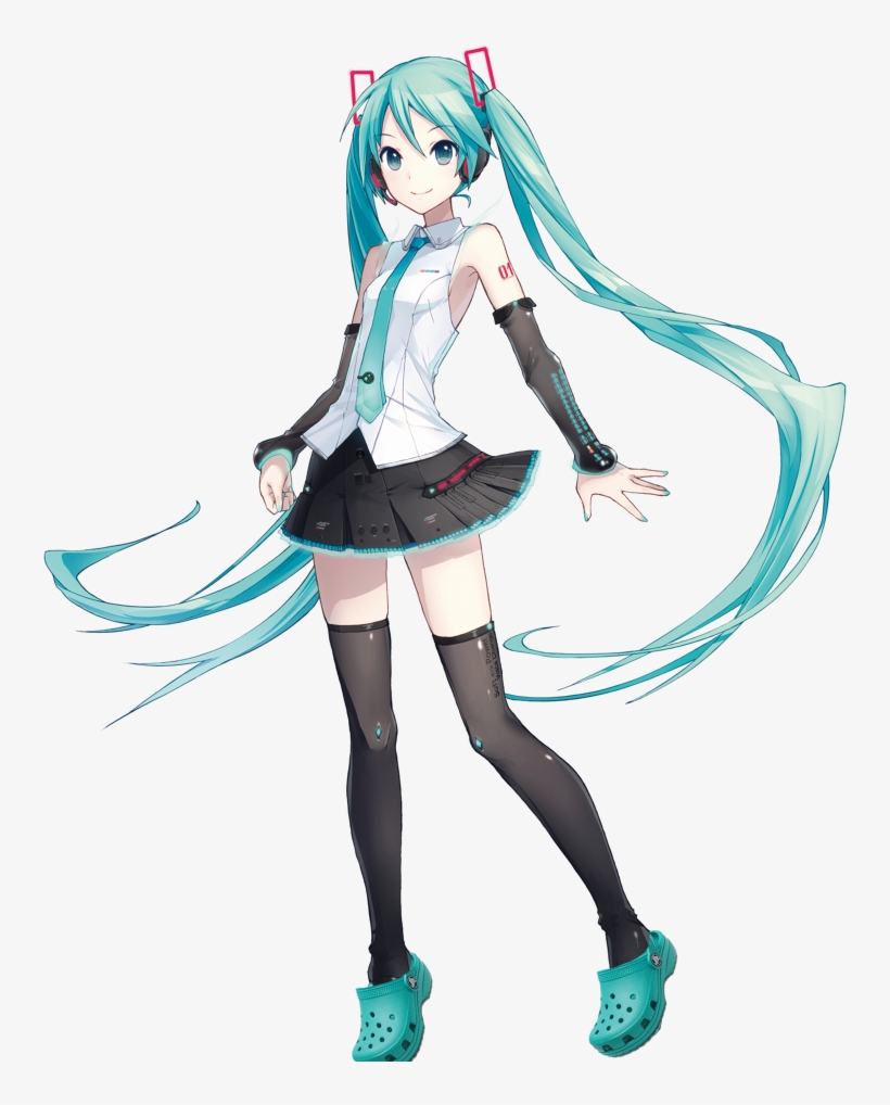 Anime Characters With Crocs @ Dms Open - Hatsune Miku, transparent png #9466625
