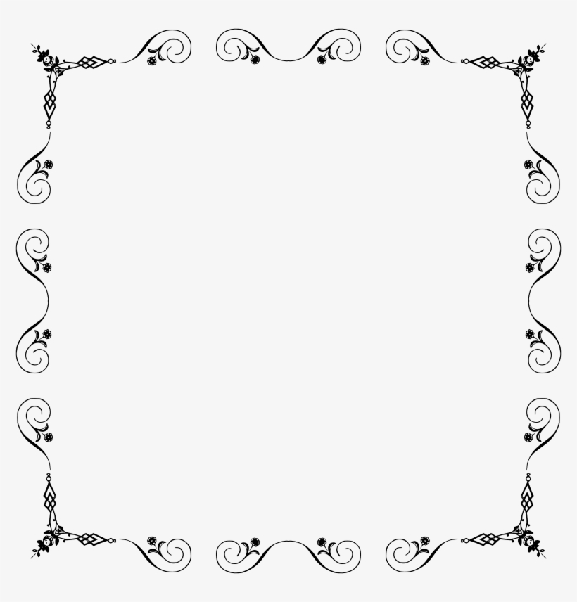 Medium Image - Elegant Frame Clipart Transparent, transparent png #9467852