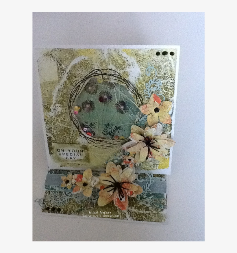 I Made This Easel Shaker Card Using The Circle Elegant - Motif, transparent png #9467878