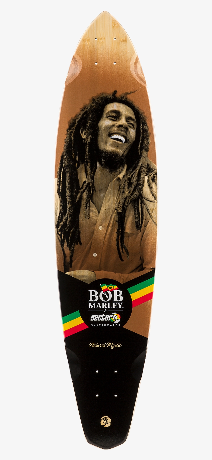 Natural Mystic Deck - Sector 9 Longboard Bob Marley, transparent png #9467933