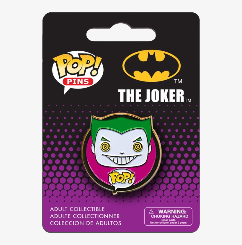 Pins Dc - Joker - Colthat - Com - Batman Funko Pop Pin, transparent png #9468637