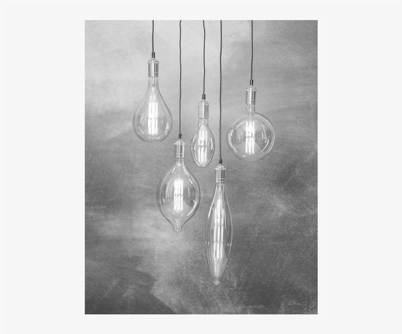 Led-lamp E27 Bt180 Industrial Vintage Original - Monochrome, transparent png #9469163