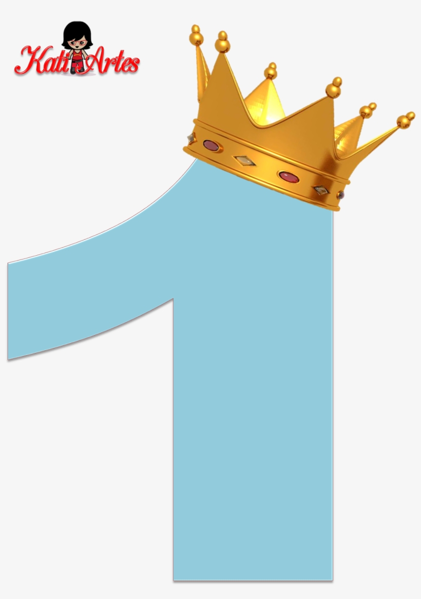 Alfabeto De Números Azul Claro Con Coronas - Numero 2 Princesa Sofia, transparent png #9469614