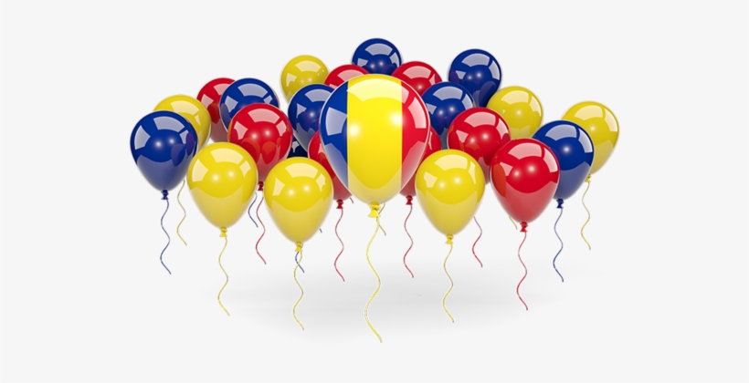 Blue And Yellow Balloons Png, transparent png #9469932