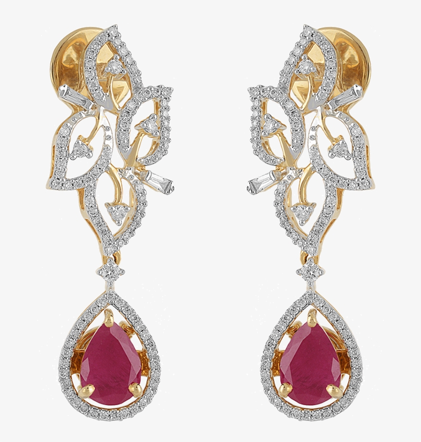 Diamond Earring Png - Earrings, transparent png #9470117