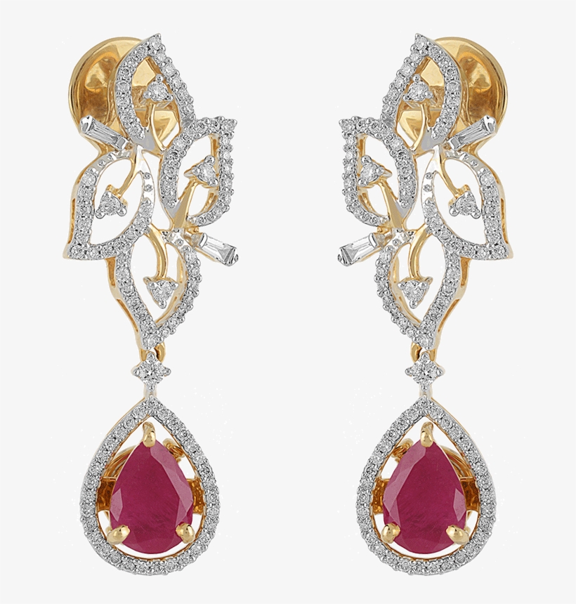 Diamond Earring Png - Earrings, transparent png #9470117