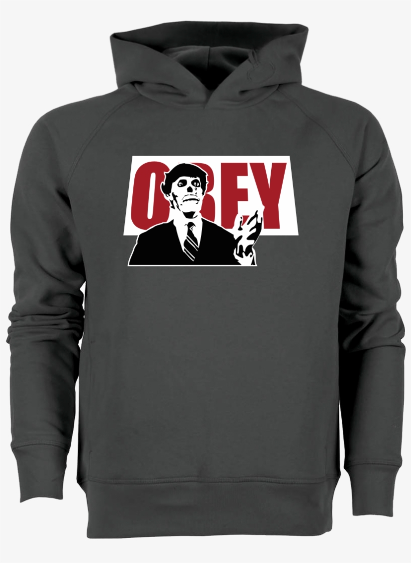 Obey Sweatshirt Stanley Hoodie Dark Grey, transparent png #9470149