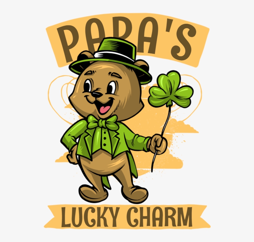Papa's Lucky Charm - Cartoon, transparent png #9471223