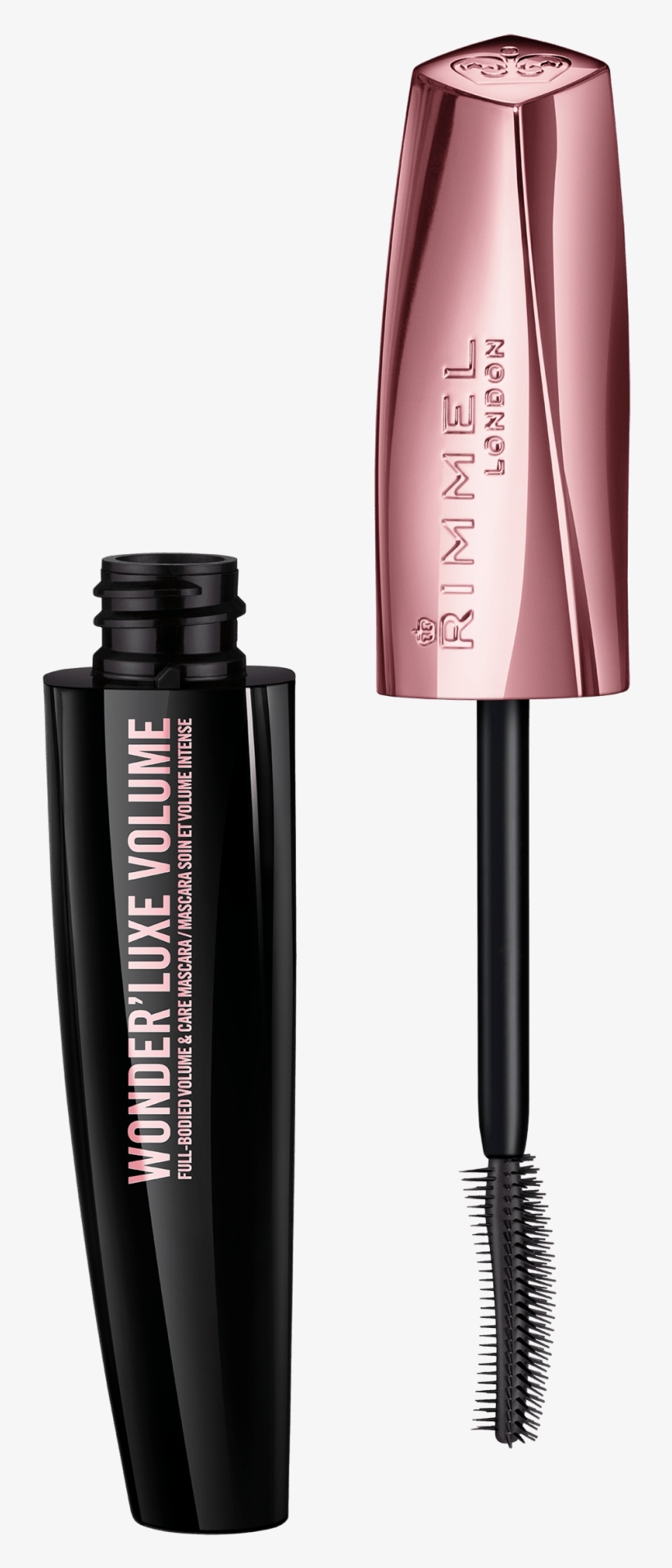 Mascara Rimmel London Wonder Luxe Volume Pret, transparent png #9472207