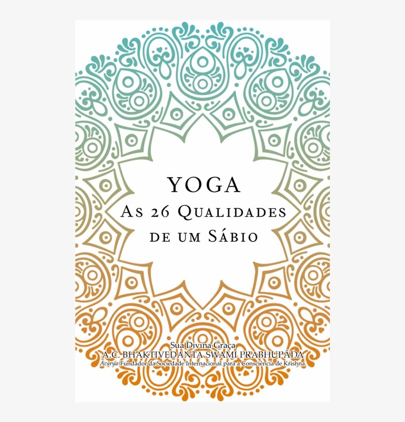 Sankirtana Shop Capa Yoga 26 Qualidades - Coloriage Mandala Etoile, transparent png #9472608