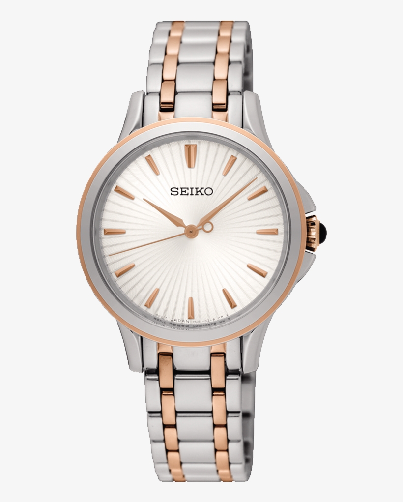 Reloj Seiko Srz492p1 Mujer Bicolor - Seiko Srz492p1, transparent png #9472832
